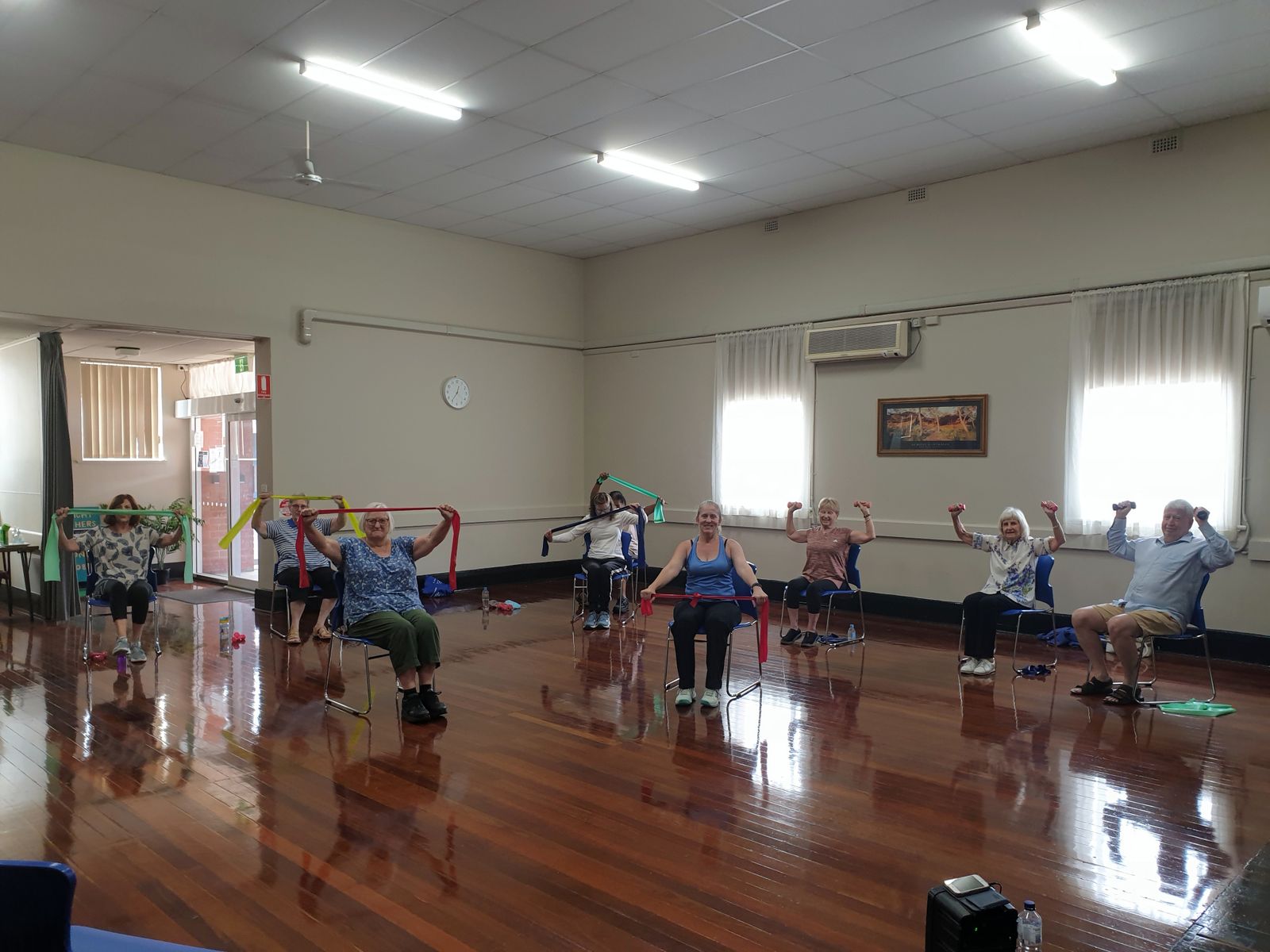 A gentle chair yoga session for beginners and seniors