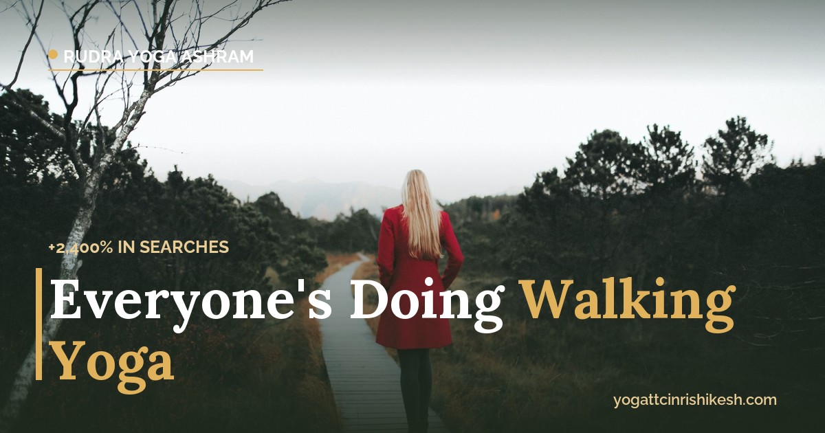 Walking yoga in nature